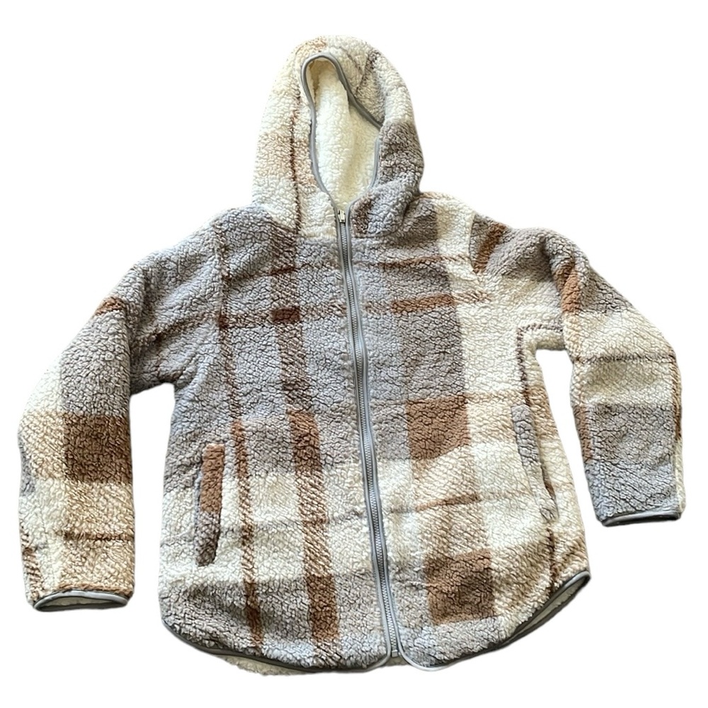 NWOT Weatherproof - Reversible Sherpa Hoodie